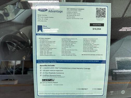 Summit White 2021 Chevrolet Equinox LS