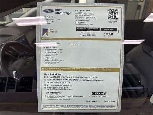 2024 Ford Edge SEL