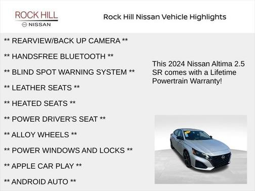 2024 Nissan Altima SR FWD
