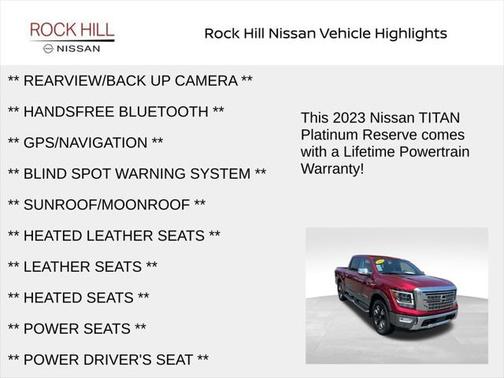 2023 Nissan Titan Platinum Reserve