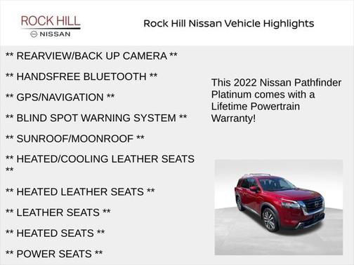 2022 Nissan Pathfinder Platinum 4WD