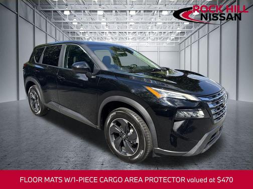 Super Black 2025 Nissan Rogue SV