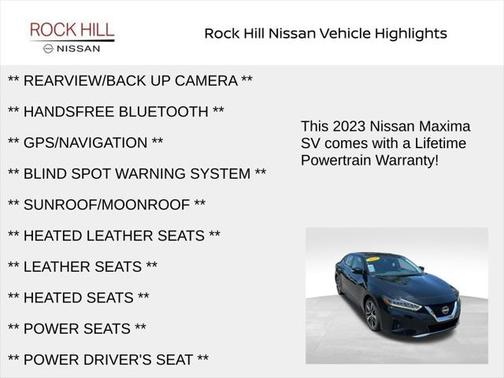 2023 Nissan Maxima SV Xtronic CVT