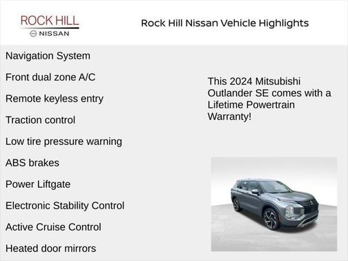 2024 Mitsubishi Outlander SE 2.5 2WD