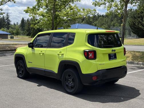 Green 2017 Jeep Renegade Sport