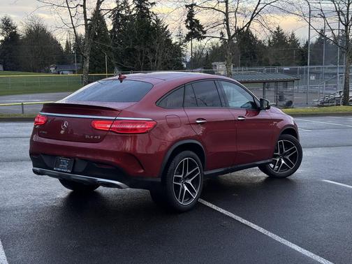 Red 2017 Mercedes-Benz AMG GLE 43 Coupe 4MATIC