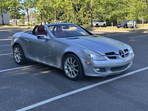 Silver 2005 Mercedes-Benz SLK-Class SLK350 Roadster