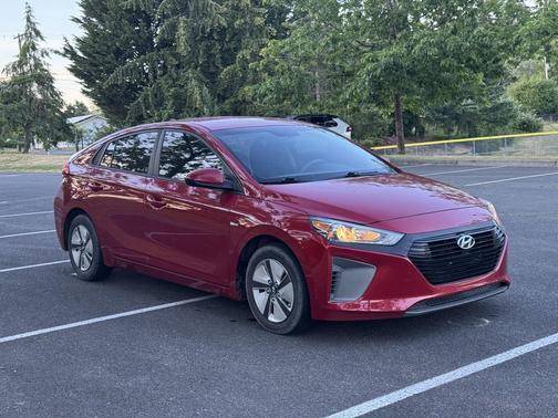Red 2019 Hyundai IONIQ Hybrid Blue