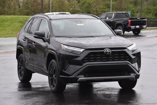 Midnight Black Metallic 2025 Toyota RAV4 Hybrid SE
