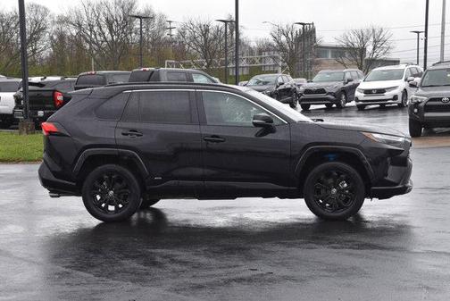 Midnight Black Metallic 2025 Toyota RAV4 Hybrid SE