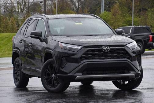 Midnight Black Metallic 2025 Toyota RAV4 Hybrid SE