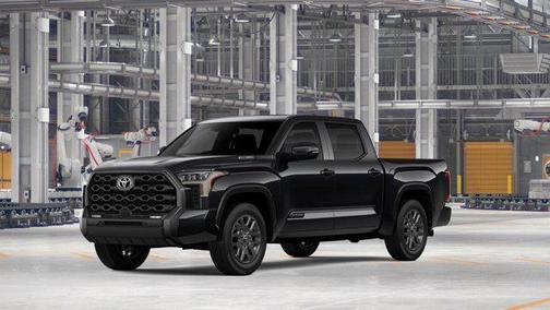 Midnight Black Metallic 2026 Toyota Tundra Hybrid Platinum