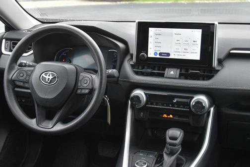 Midnight Black Metallic 2024 Toyota RAV4 Hybrid LE