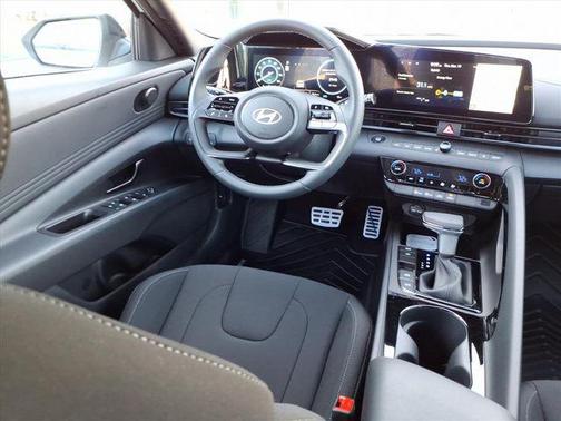 Serenity White 2026 Hyundai ELANTRA HEV SEL Sport