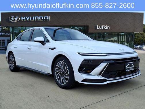 Serenity White 2026 Hyundai SONATA Hybrid SE