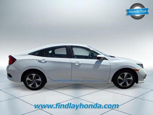 Platinum White Pearl 2019 Honda Civic LX