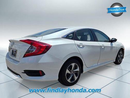Platinum White Pearl 2019 Honda Civic LX