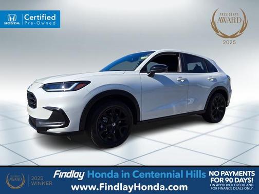 Platinum White Pearl 2023 Honda HR-V Sport