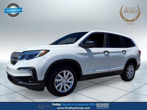 Platinum White Pearl 2020 Honda Pilot LX