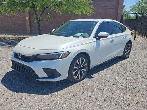 Platinum White Pearl 2024 Honda Civic EX-L