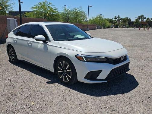 Platinum White Pearl 2024 Honda Civic EX-L
