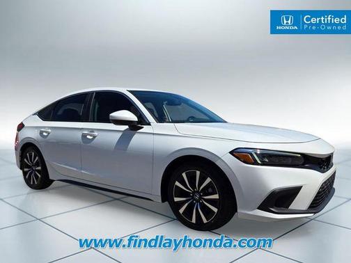 Platinum White Pearl 2024 Honda Civic EX-L