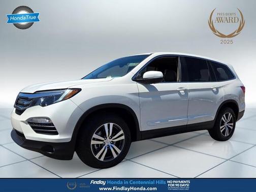 White Diamond Pearl 2016 Honda Pilot EX-L