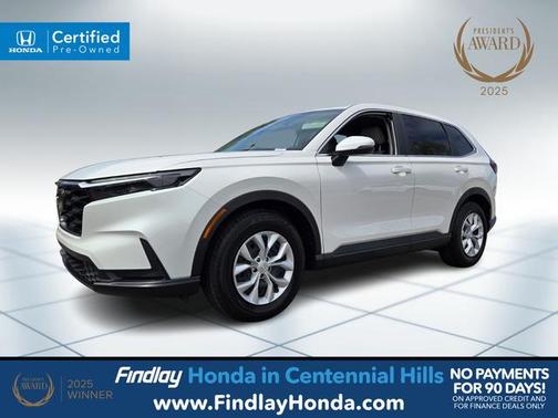 Platinum White Pearl 2025 Honda CR-V LX