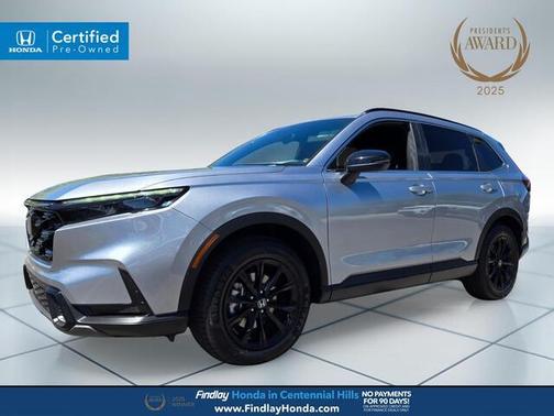 Lunar Silver Metallic 2024 Honda CR-V Hybrid Sport