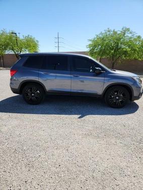 Modern Steel Metallic 2021 Honda Passport Sport