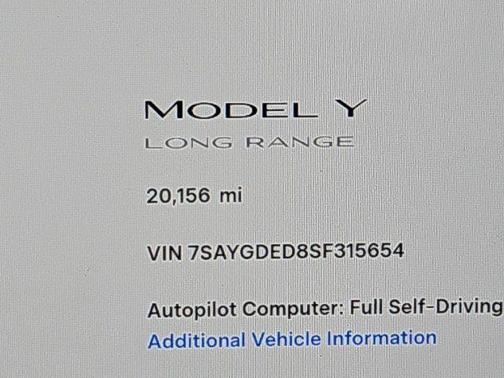 Stealth Gray 2025 Tesla Model Y Long Range