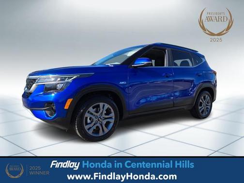 Neptune Blue 2021 Kia Seltos S