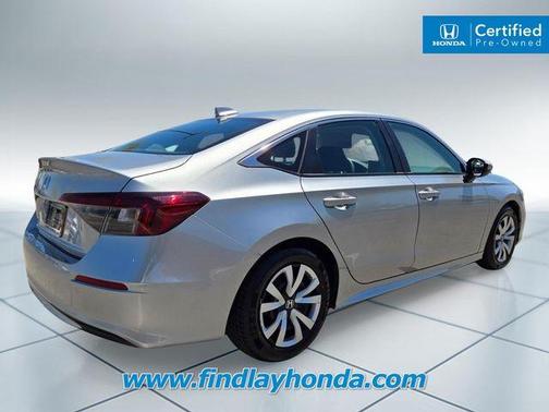 Solar Silver Metallic 2025 Honda Civic LX