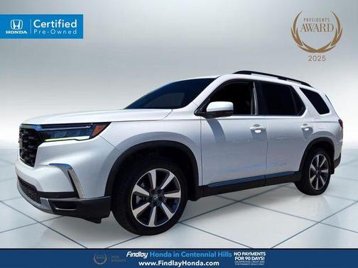 Platinum White Pearl 2025 Honda Pilot Touring