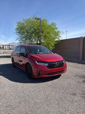 Radiant Red Metallic II 2024 Honda Odyssey Sport