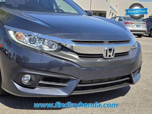 Cosmic Blue Metallic 2018 Honda Civic EX-T