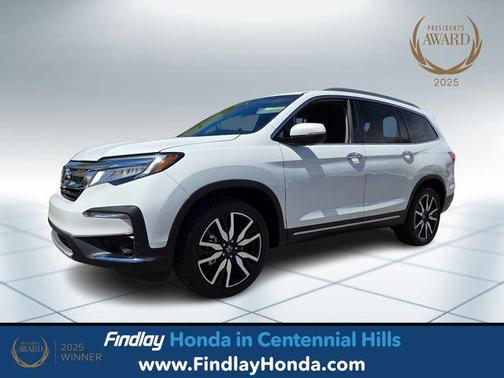 Platinum White Pearl 2022 Honda Pilot Touring 8-Passenger
