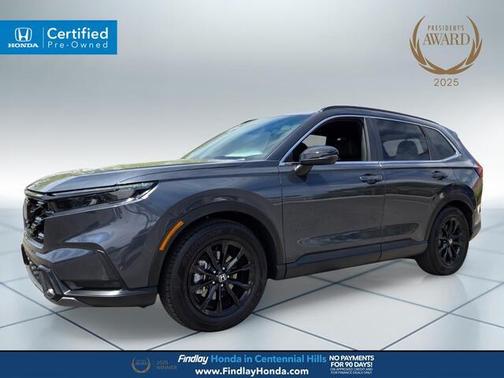 Meteorite Gray Metallic 2024 Honda CR-V Hybrid Sport-L
