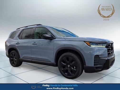 Sonic Gray Pearl 2026 Honda Pilot Black Edition