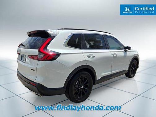 Platinum White Pearl 2025 Honda CR-V Hybrid Sport-L