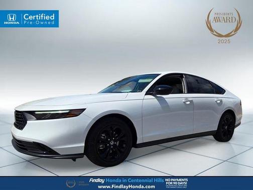 Platinum White Pearl 2025 Honda Accord SE