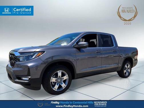 Modern Steel Metallic 2025 Honda Ridgeline RTL
