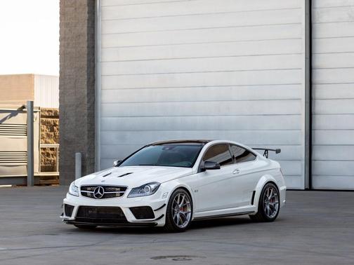 White 2012 Mercedes-Benz C-Class C 63 AMG Black Series Coupe 2D