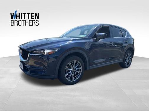 Deep Crystal Blue Mica 2021 Mazda CX-5 Signature