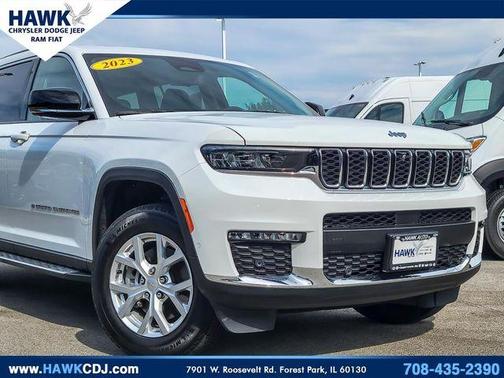 Bright White Clearcoat 2023 Jeep Grand Cherokee L Limited