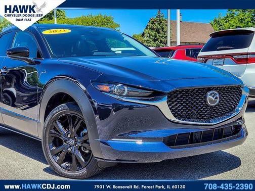 Deep Crystal Blue Mica 2023 Mazda CX-30 2.5 Turbo Premium Package