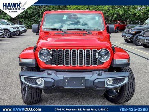 Firecracker Red Clearcoat 2025 Jeep Wrangler 4xe Sahara