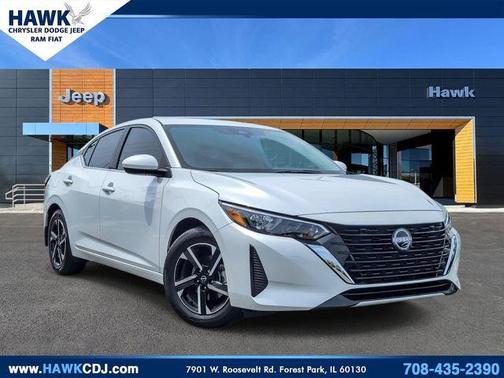 Aspen White 2025 Nissan Sentra SV