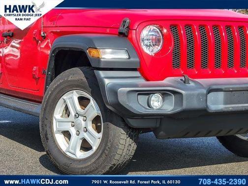 Firecracker Red Clearcoat 2022 Jeep Wrangler Unlimited Sport