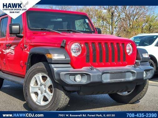 Firecracker Red Clearcoat 2022 Jeep Wrangler Unlimited Sport